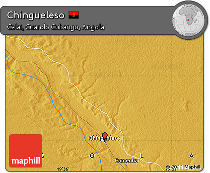Physical Map of Chingueleso