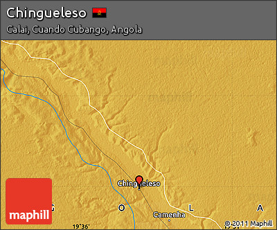 Physical Map of Chingueleso