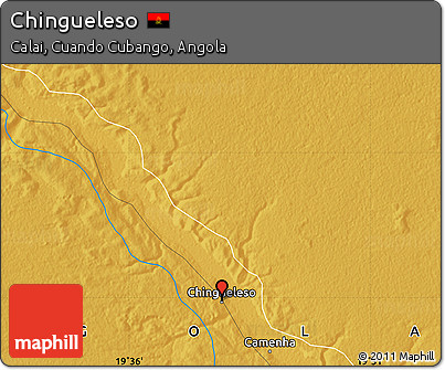 Physical Map of Chingueleso