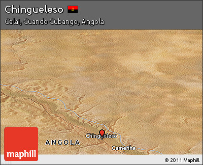 Satellite Panoramic Map of Chingueleso
