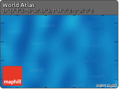 Physical Map of the Area around 16° 59' 54" S, 1° 46' 29" E