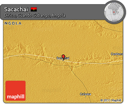 Physical 3D Map of Sacachai
