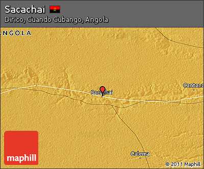 Physical 3D Map of Sacachai