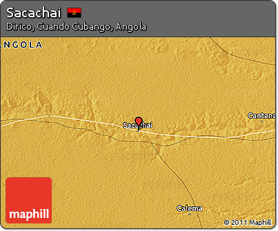 Physical 3D Map of Sacachai