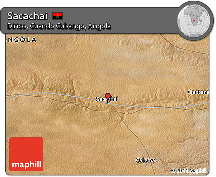 Satellite 3D Map of Sacachai