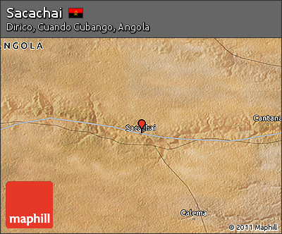 Satellite 3D Map of Sacachai