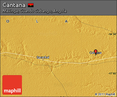 Physical Map of Cantana