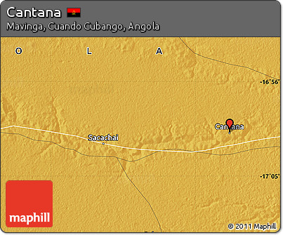 Physical Map of Cantana
