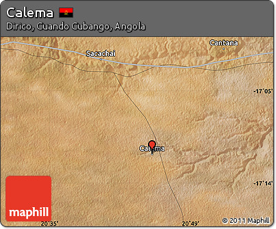 Satellite Map of Calema
