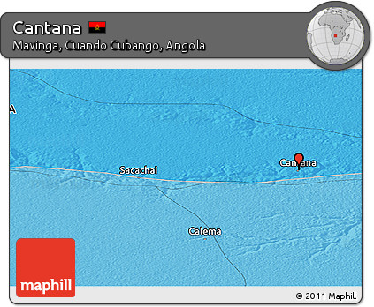 Political Panoramic Map of Cantana