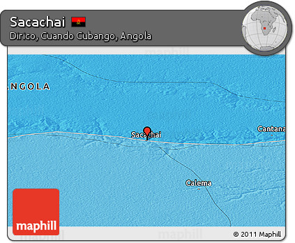 Political Panoramic Map of Sacachai