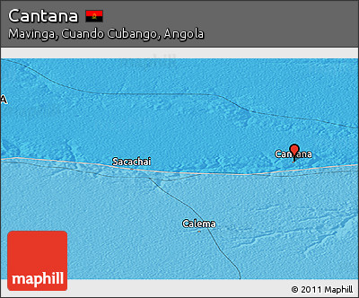 Political Panoramic Map of Cantana