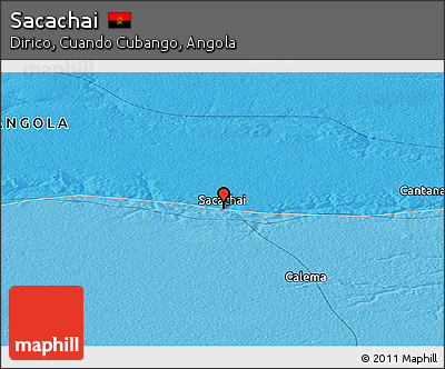 Political Panoramic Map of Sacachai