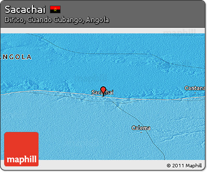 Political Panoramic Map of Sacachai