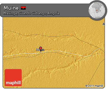 Physical 3D Map of Muine
