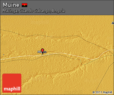 Physical 3D Map of Muine