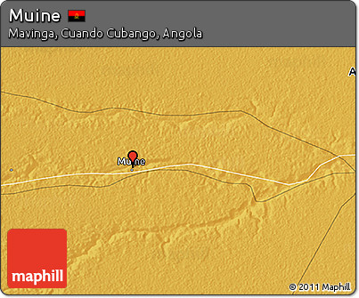 Physical 3D Map of Muine