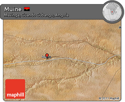 Satellite 3D Map of Muine