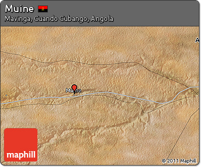 Satellite 3D Map of Muine