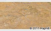 Satellite 3D Map of the area around 16° 59' 54" S, 21° 19' 30" E