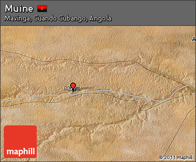 Satellite 3D Map of Muine