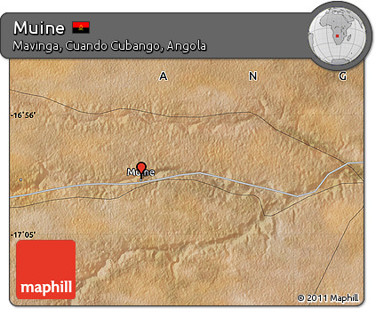 Satellite Map of Muine