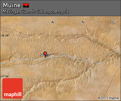 Satellite Map of Muine
