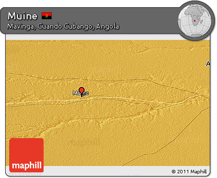 Physical Panoramic Map of Muine