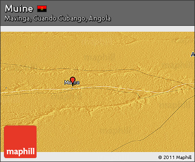 Physical Panoramic Map of Muine