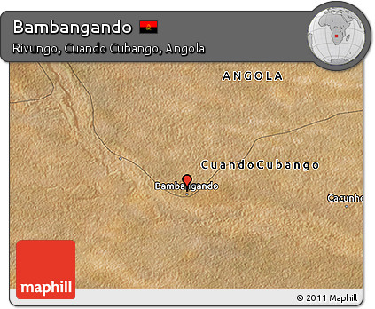 Satellite 3D Map of Bambangando