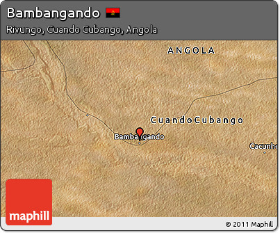 Satellite 3D Map of Bambangando
