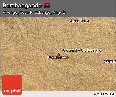 Satellite 3D Map of Bambangando
