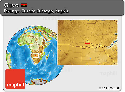 Physical Location Map of Guvo