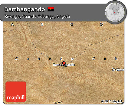Satellite Map of Bambangando