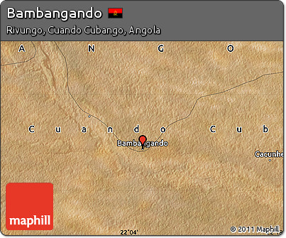 Satellite Map of Bambangando