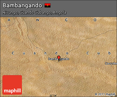 Satellite Map of Bambangando