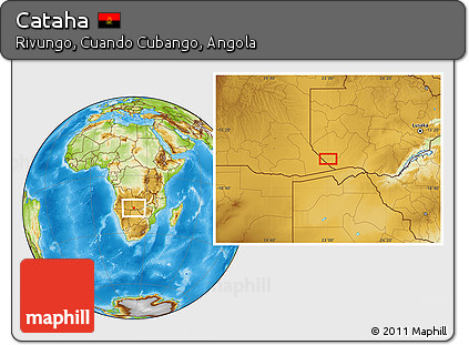Physical Location Map of Cataha