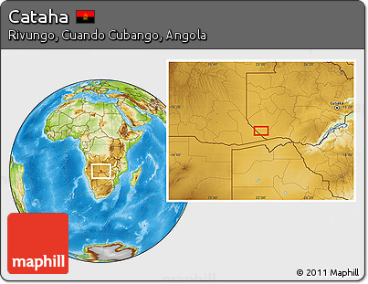 Physical Location Map of Cataha