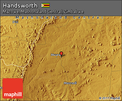 Physical Map of Handsworth