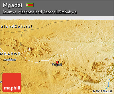 Physical 3D Map of Mgadzi
