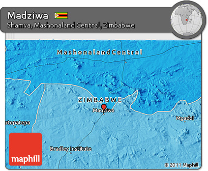 Political 3D Map of Madziwa