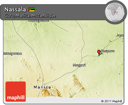 Physical 3D Map of Nassala