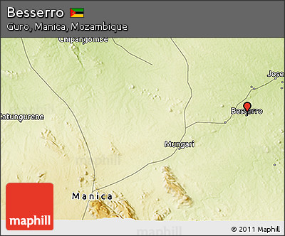 Physical 3D Map of Besserro