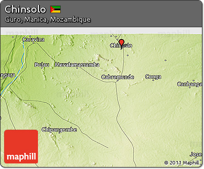 Physical 3D Map of Chinsolo
