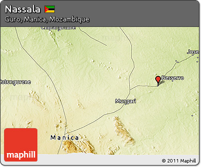Physical 3D Map of Nassala