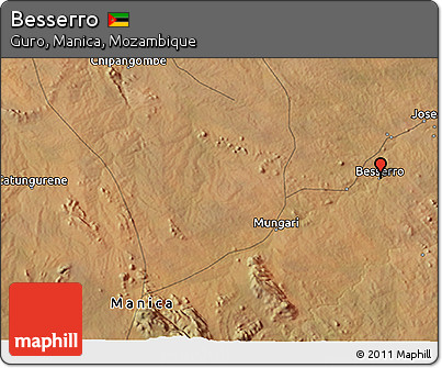 Satellite 3D Map of Besserro