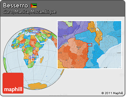 Political Location Map of Besserro