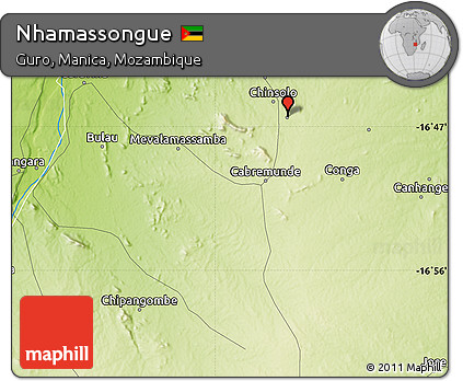 Physical Map of Nhamassongue