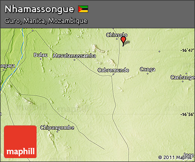 Physical Map of Nhamassongue