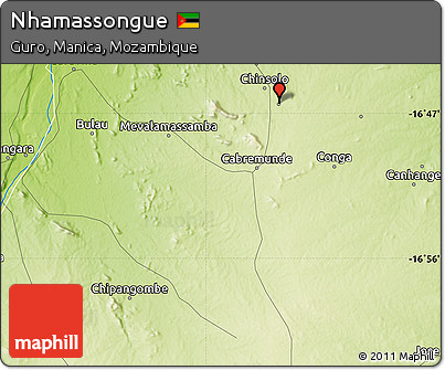 Physical Map of Nhamassongue